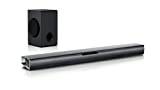 LG SJ2 - Barra de Sonido Inalámbrica, 160W de Potencia, 2.1 Canales, Conexión Inalámbrica y Mediante Cable, Amplia Conectividad, El Sonido Absoluto, Color Negro