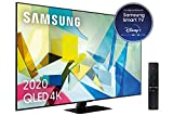 Samsung QLED 2020 55Q80T - Smart TV de 55' 4K UHD, Direct Full Array HDR 1500, Inteligencia Artificial, HDR 10+, Ambient Mode+, One Remote Control y Asistentes de Voz integrado, con Alexa integrada