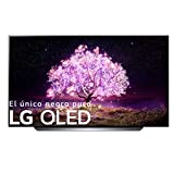 LG Televisor OLED55C1-ALEXA - Smart TV 4K UHD 55 pulgadas(139 cm), Inteligencia Artificial, 100% HDR, Dolby ATMOS, HDMI 2.1, USB 2.0, Bluetooth 5.0, Wifi